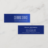 Reinigungsservice - Wassertropfen Mini Visitenkarte (Vorne/Hinten)