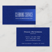 Reinigungsservice - Wassertropfen Visitenkarte (Vorne/Hinten)