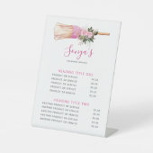 Reinigungsservice Zimmer Modernes Business Sockelschild (Vorderseite)