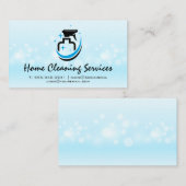 Reinigungstauchflasche | Blasen Visitenkarte (Vorne/Hinten)