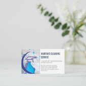 Reinigungstauchflasche Visitenkarte (Stehend Vorderseite)