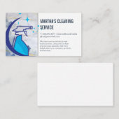 Reinigungstauchflasche Visitenkarte (Vorne/Hinten)