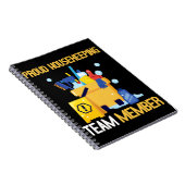 Reinigungsteam des Hauses Proud Housekeeper Notizblock (Rechte Seite)