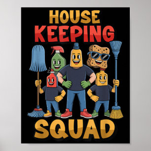 Reinigungsteam Hotel Personal Housekeepin Poster