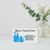 Reinigungstools | Hausdienste | Tiles Business Visitenkarte (Stehend Vorderseite)