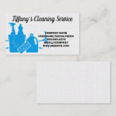 Reinigungstools | Hausdienste | Tiles Business Visitenkarte (Vorne/Hinten)