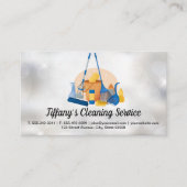 Reinigungstools | Hintergrund Visitenkarte (Vorderseite)