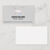 Reinigungstools | Zähne Visitenkarte (Vorne/Hinten)