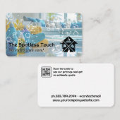 Reinigungstools | Zuhause-Services Visitenkarte (Vorne/Hinten)