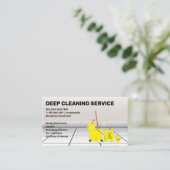 Reinigungstupfer | Haushaltshilfe Visitenkarte (Stehend Vorderseite)