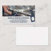 Reinigungswagen für Arbeitnehmer | Handwash | Seif Visitenkarte (Vorne/Hinten)