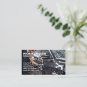 Reinigungswagen | Soap Suds Visitenkarte (Stehend Vorderseite)