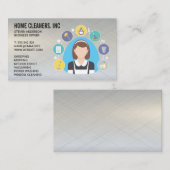 Reinigungswerkzeug und -werkzeug visitenkarte (Vorne/Hinten)