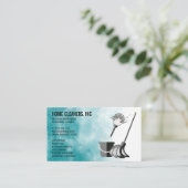 Reinigungswerkzeuge | Säuberungsmanöver Visitenkarte (Stehend Vorderseite)