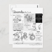 Reinkarnation— Funktionsweise Postkarte (Vorne/Hinten)