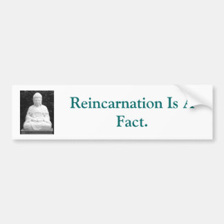 Reinkarnation ist eine Tatsache Autoaufkleber