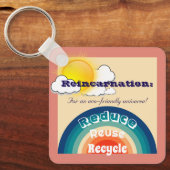 Reinkarnation Öko Friendly Schlüsselanhänger (Vorderseite)