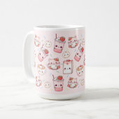 Reinlich gebrüht: Kawaii Cat Tasse (Vorderseite Links)
