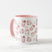 Reinlich gebrüht: Kawaii Cat Tasse (Vorderseite Links)