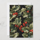 Reinlieb Retro Classic Niedlich Weihnachten Einladung (Rückseite)