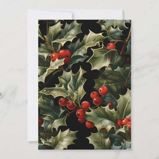 Reinlieb Retro Classic Niedlich Weihnachten Einladung (Rückseite)