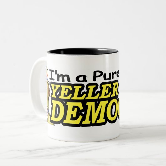 Reinrassige Yeller Dawg Tasse (Vorderseite Links)