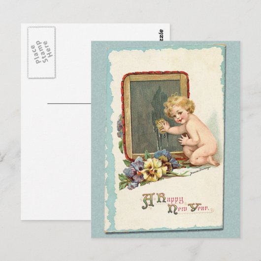 Reinschiefer Postkarte (Vorne/Hinten)