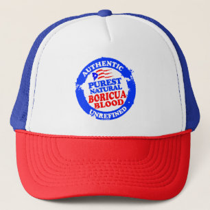 Reinste natürliche Boricua-Blüte Truckerkappe