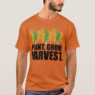 Reis Bauer Pflanze anbauen Ernte T-Shirt