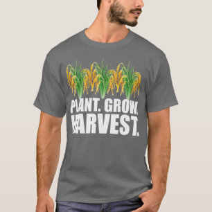 Reis Bauer Pflanze wachsen Ernte w T-Shirt