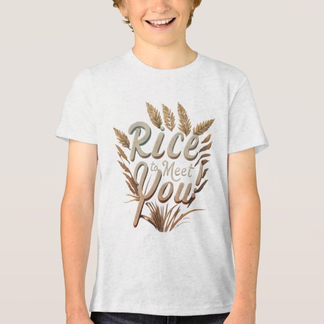 Reis für dich Tri-Blend shirt (Vorderseite)