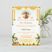 Reis Fütternd Einladung, Annaprashan-Karte Einladung (Stehend Vorderseite)