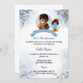 Reis Fütternd Einladung, Annaprashan-Karte Einladung (Vorne/Hinten)