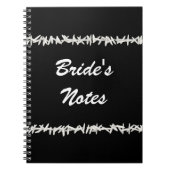 Reis im schwarzen Hintergrund Notizblock (Vorderseite)