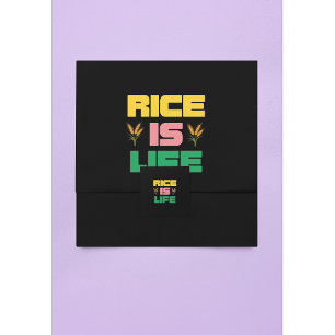 Reis ist Life Fun Typografie Design Quadratischer Aufkleber