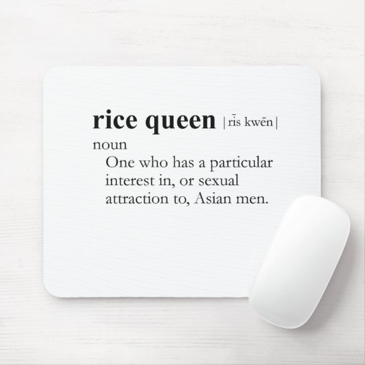 REIS-KÖNIGIN (Definition) Mousepad (Mit Mouse)