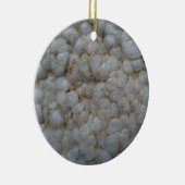 Reis-Kuchen, gesunde Nahrung, weißer Imbiss Keramikornament (Rechts)