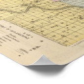 Reis Landkreis, Kansas Poster (Ecke)