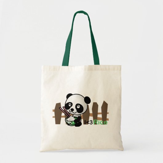 Reis-Panda-Tasche Tragetasche (Vorne)