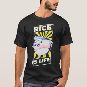Reis philippinisch asiatisches Essen Kawaii T-Shirt
