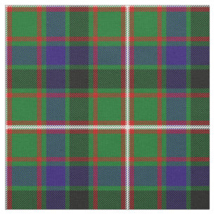 Reis-Tartan-Print Stoff