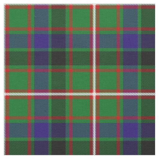 Reis-Tartan-Print Stoff (Nahaufnahme)