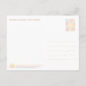 Reis-Terrassen auf Bali - Postkarte für Reiseimpre (Rückseite)