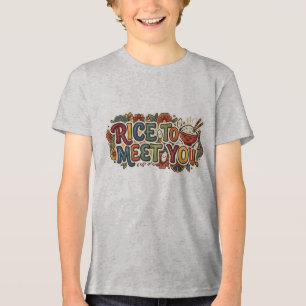 Reis, um dich kennenzulernen Tri-Blend shirt