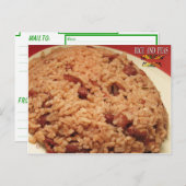 Reis und Erbsen Postkarte (Vorne/Hinten)