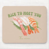Reis und Glanz, Sushi-Katze Mousepad (Vorne)