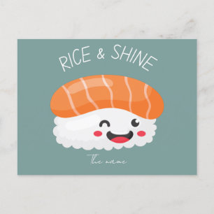 Reis und Glanz, Sushi-Katze Postkarte