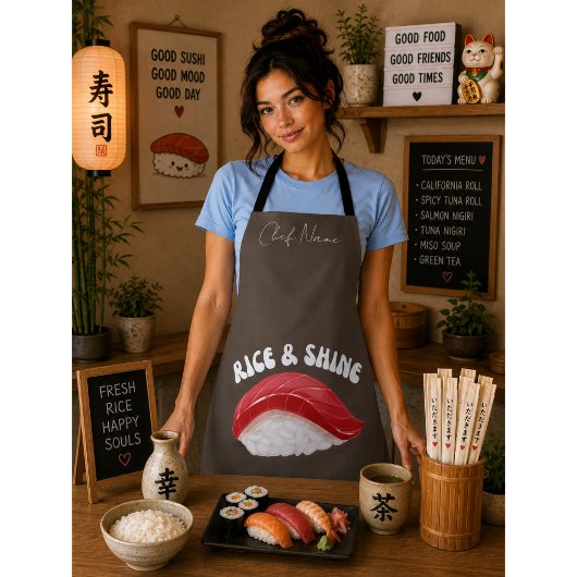 Reis und Glanz, Sushi-Katze Schürze