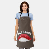 Reis und Glanz, Sushi-Katze Schürze (Getragen)