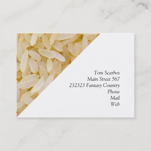 Reis Visitenkarte (Vorderseite)